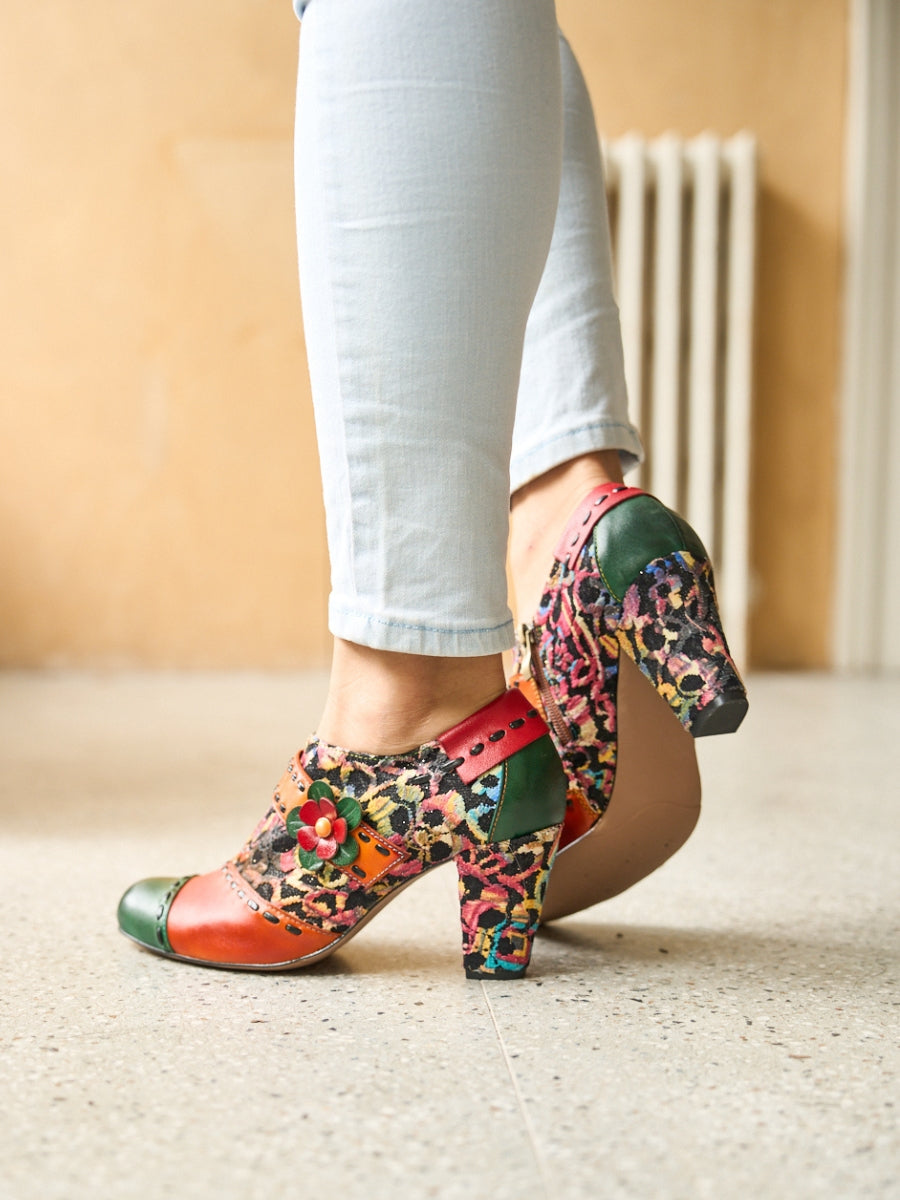 Amelia – Leather Oxford Heels