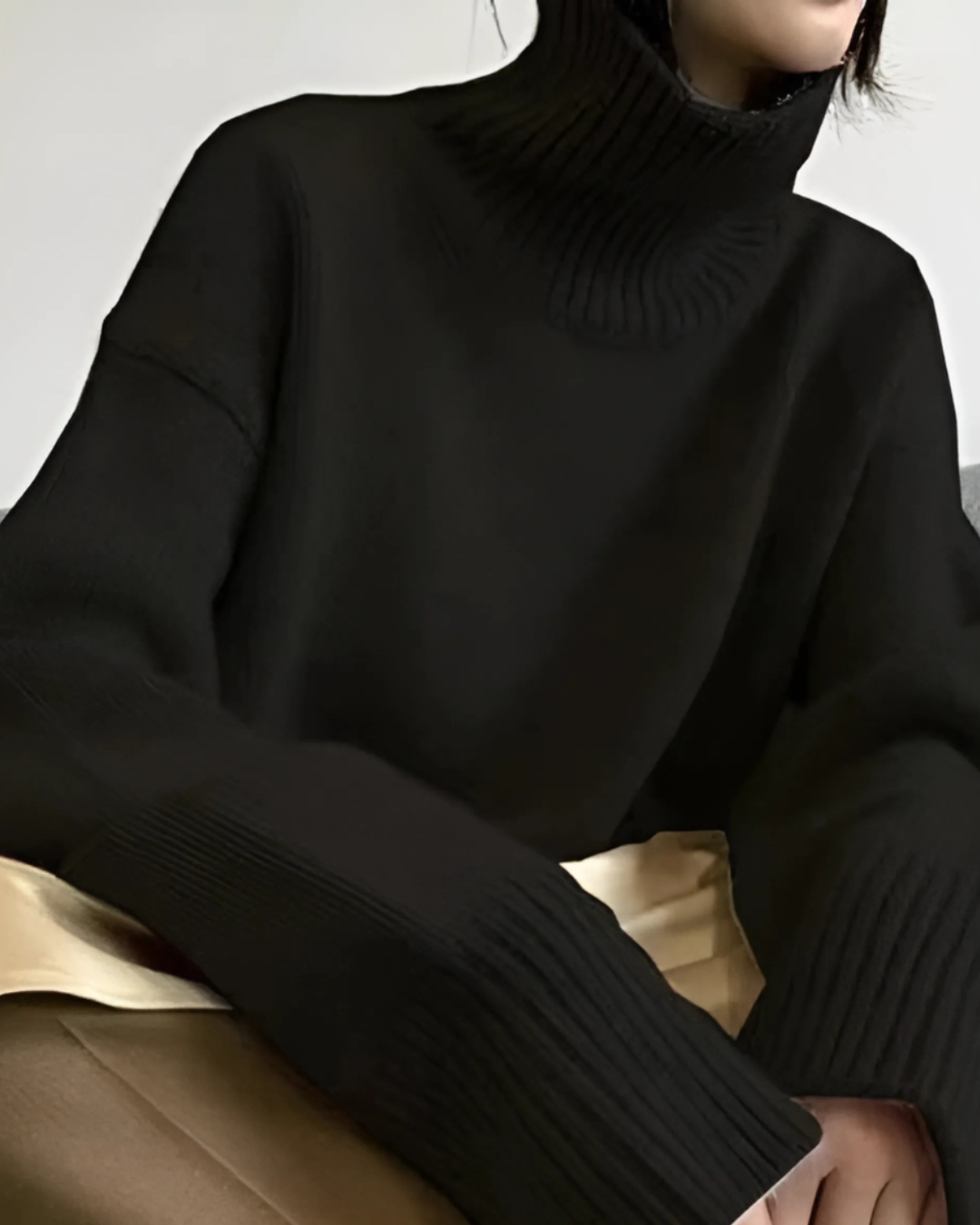 Riley | Winter-Ready Cashmere Turtleneck Sweater