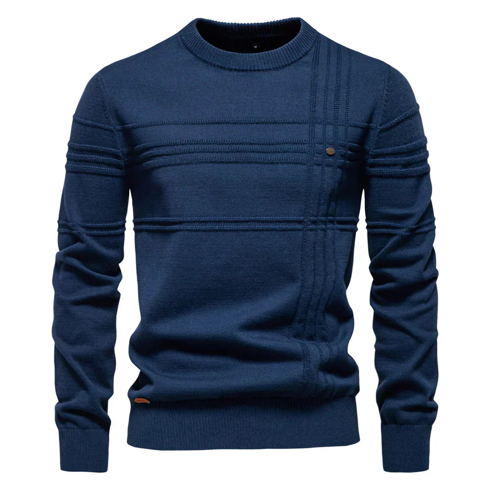 Joseph | Men's Sweater with Chest Pattern