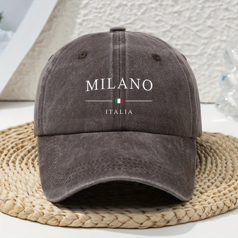 Logan | Italy Flag Milano Vintage Cap