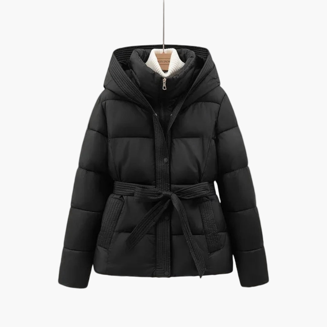 Nora | Elegant Women's Belted Winter Parka Coat