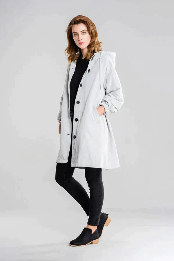 Ruby | Women's Winter Raincoat with Buttons
