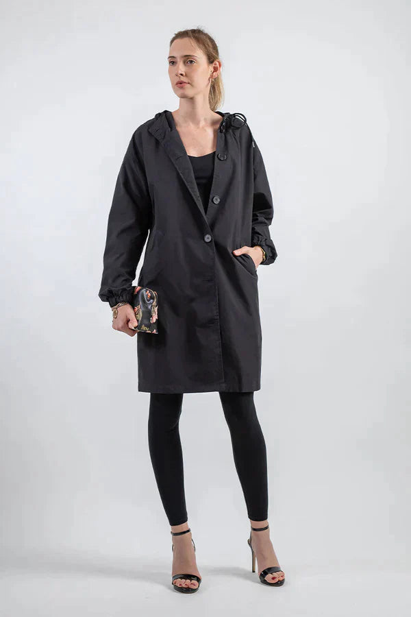Ruby | Women's Winter Raincoat with Buttons