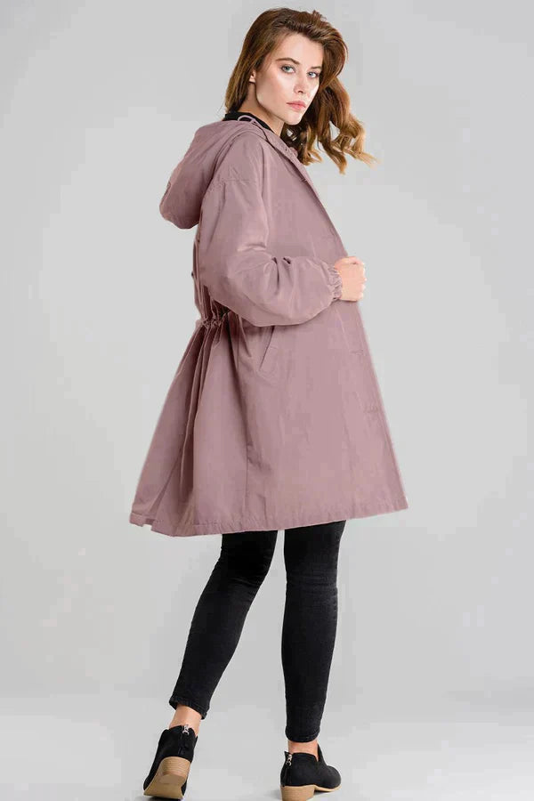 Ruby | Women's Winter Raincoat with Buttons
