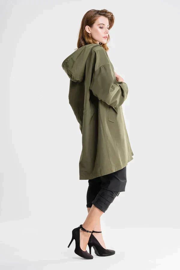 Ruby | Women's Winter Raincoat with Buttons