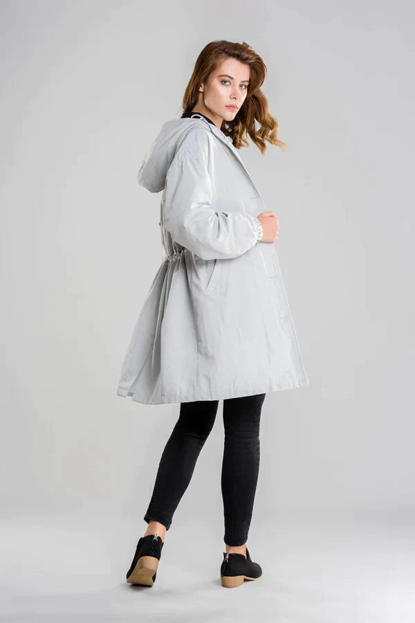 Ruby | Women's Winter Raincoat with Buttons