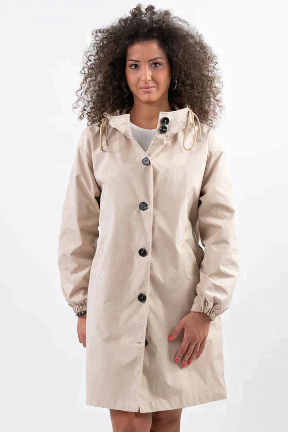 Ruby | Women's Winter Raincoat with Buttons