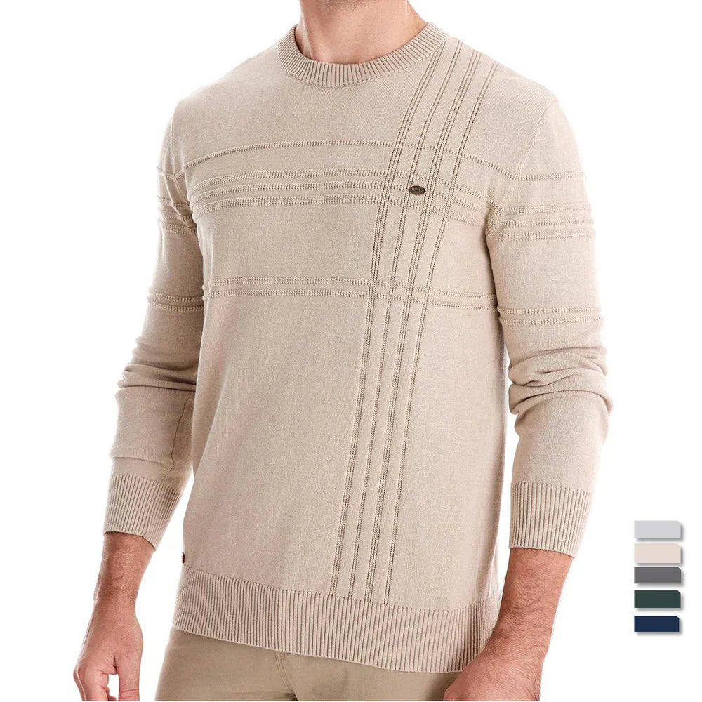 Joseph | Men's Sweater with Chest Pattern