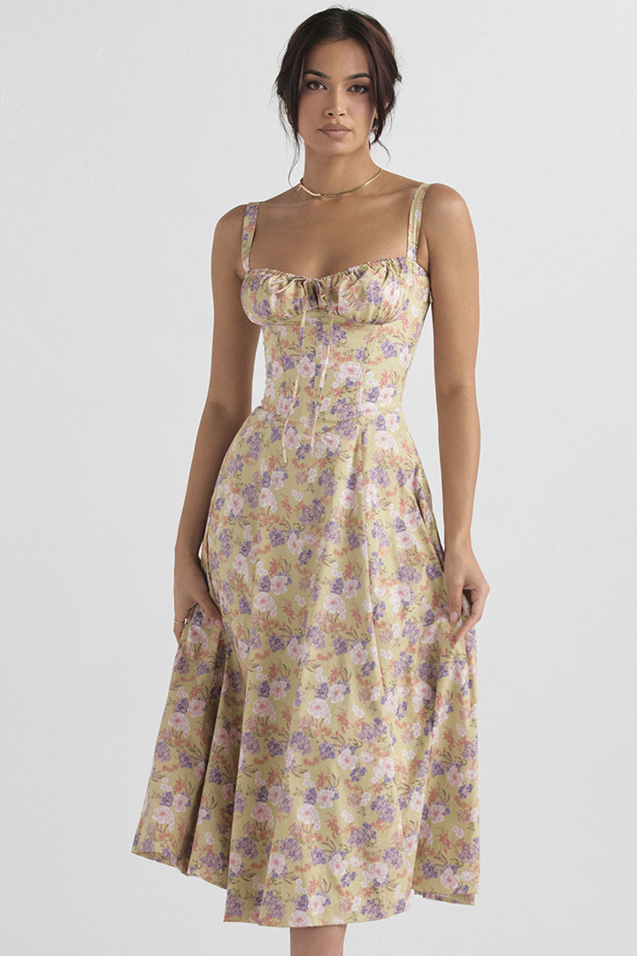 Sally | Floral Elegance Spring Party Dress