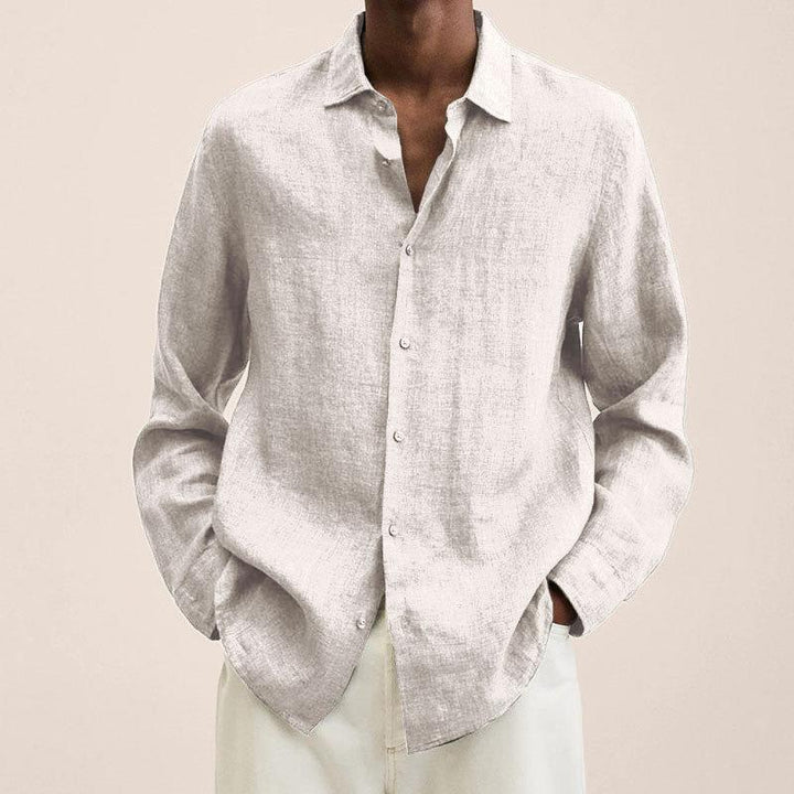 Elegant Men's Linen Shirt