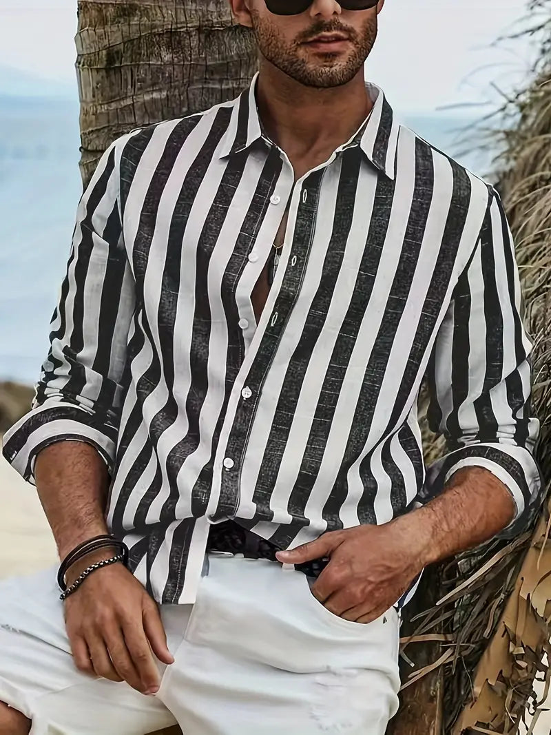 James – Striped Cotton Shirt