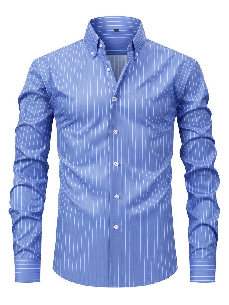 Ethan – Striped Cotton Shirt