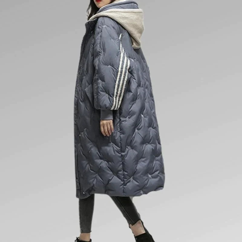 Iris | Long Quilted Wintercoat for Women