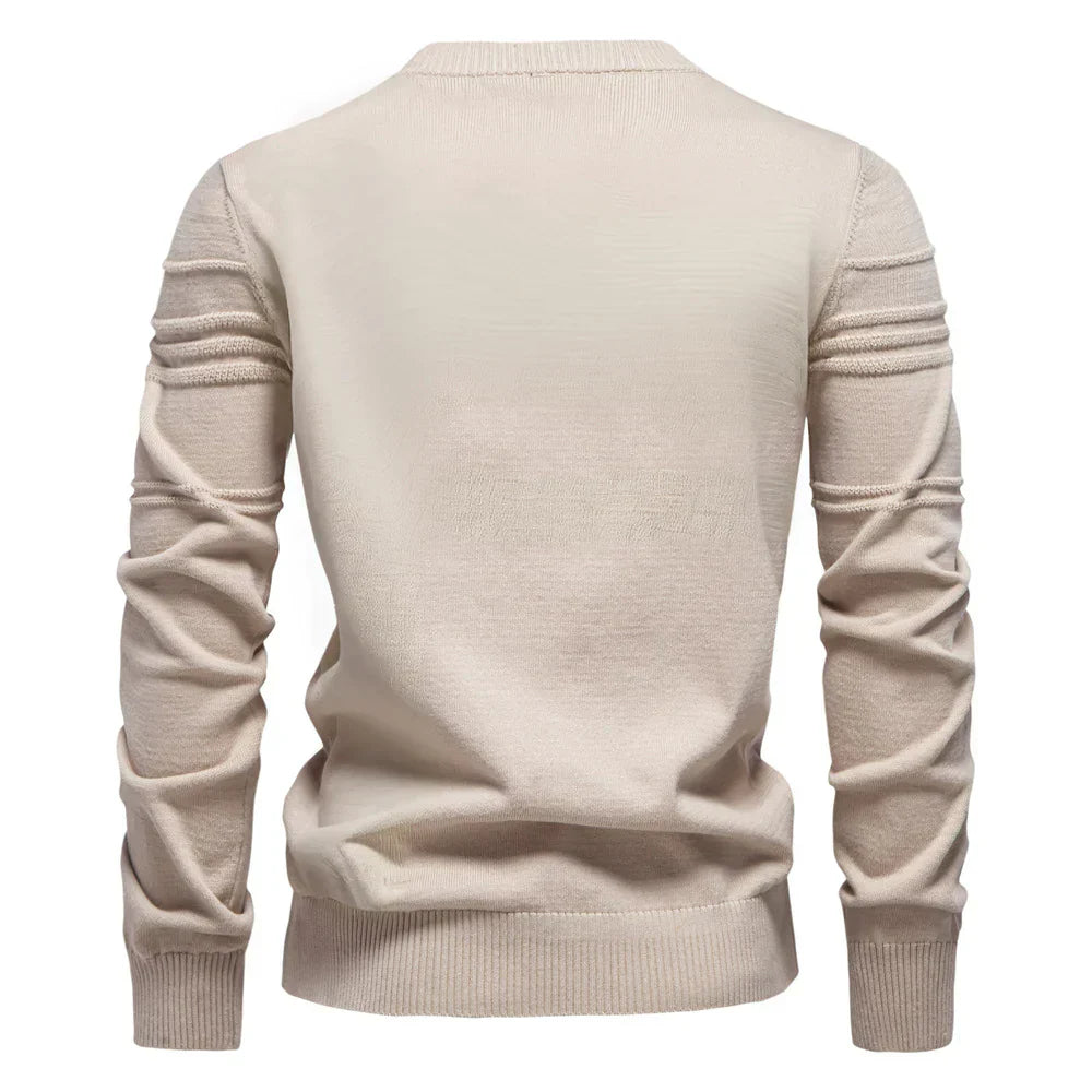 Joseph | Men's Sweater with Chest Pattern