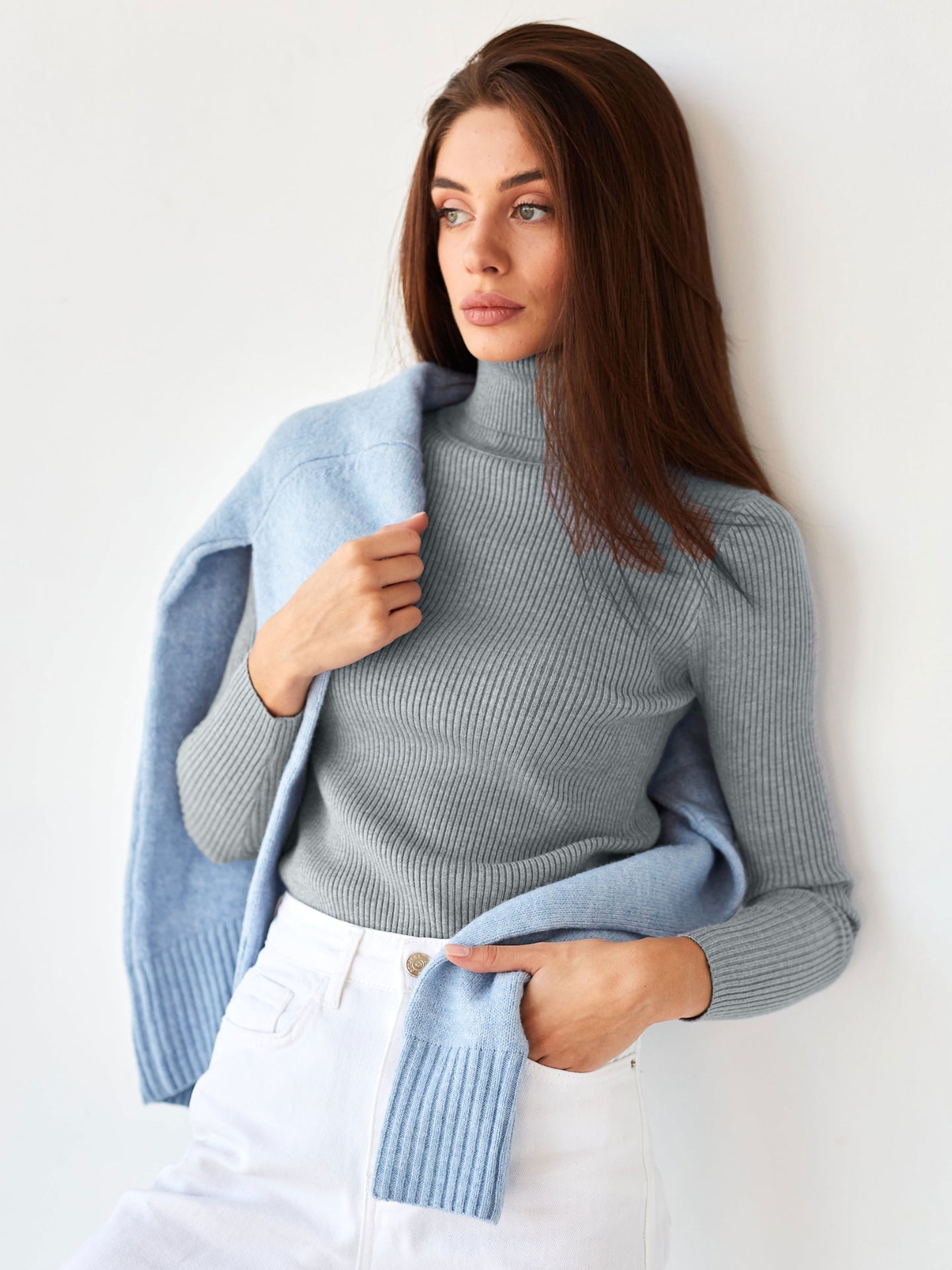 Ava | Winter-Ready Women's Classic Turtleneck Sweater