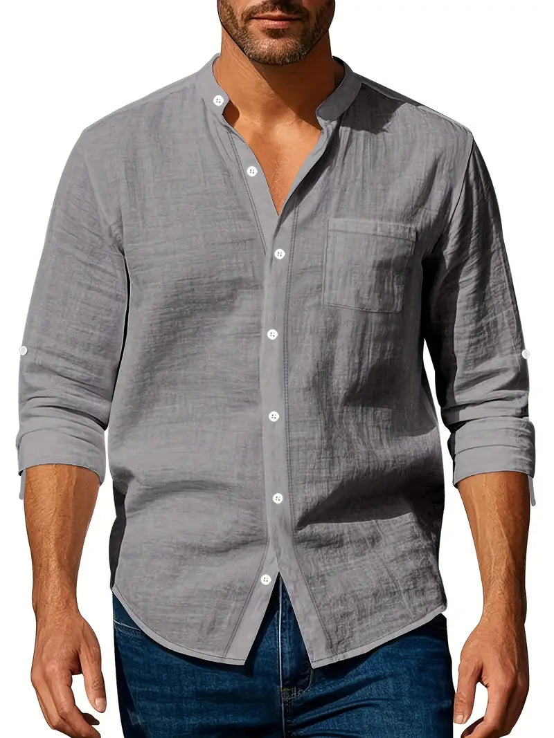 Jack Linen Long Sleeve Shirt for Men