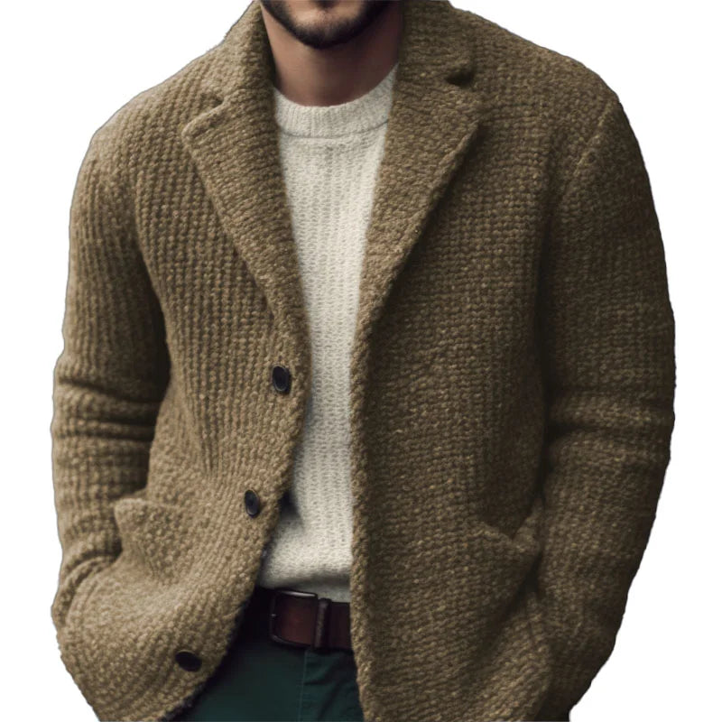 David | Men's Knitted Cardigan Sweater