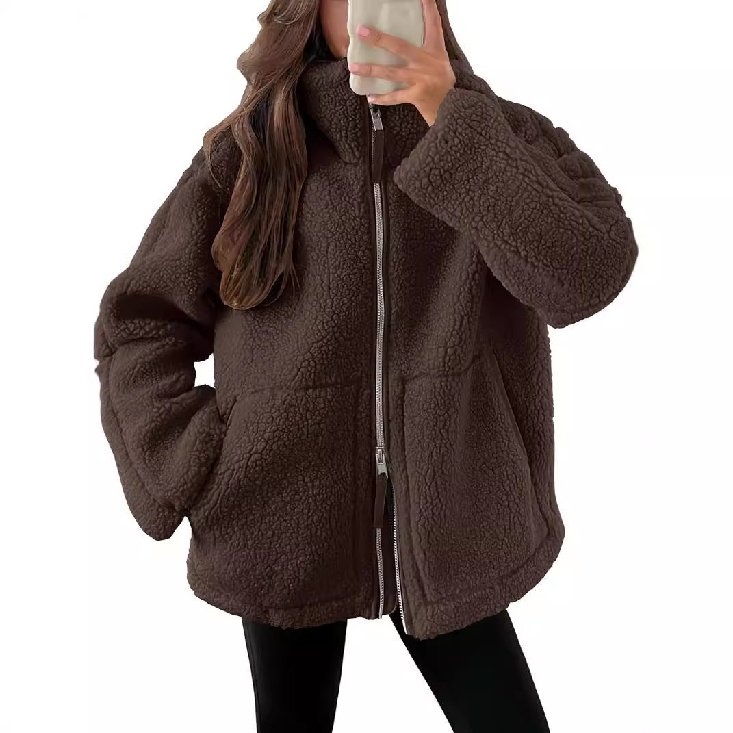 Luna | Cozy Fleece Jacket with Zipper for Winter