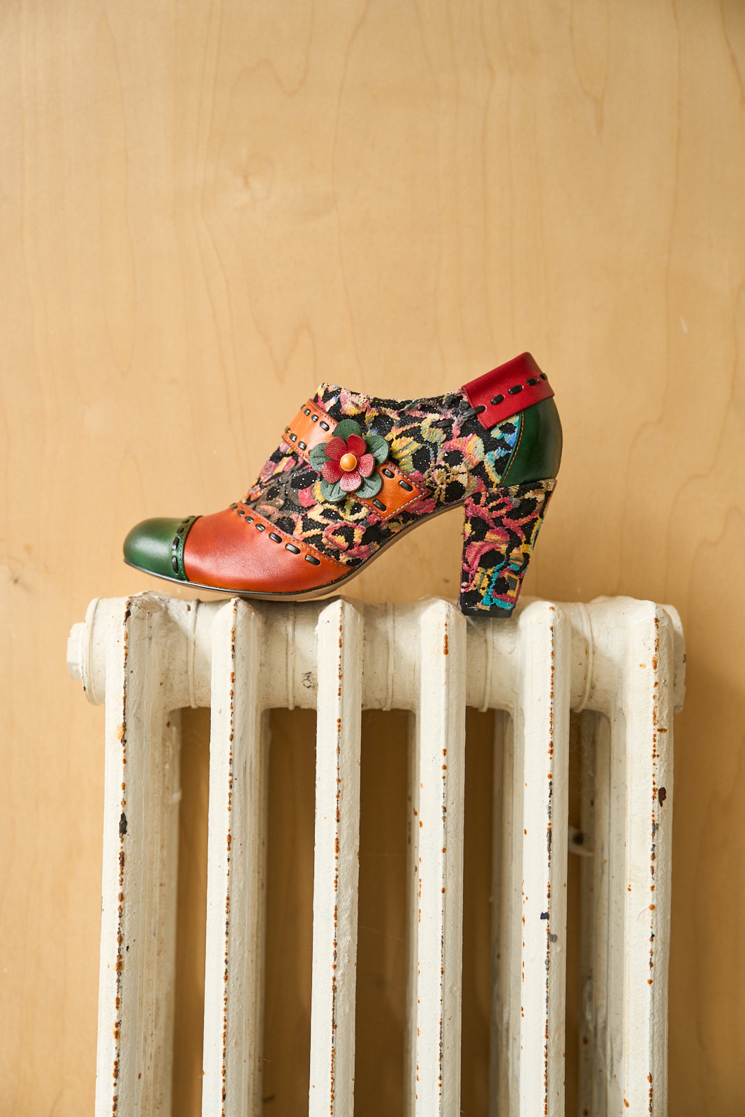 Amelia – Leather Oxford Heels