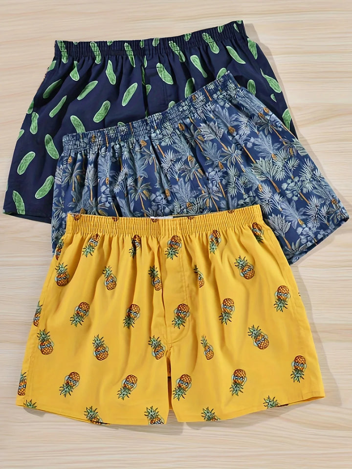 Men's Cotton Printed Arrow Boxers