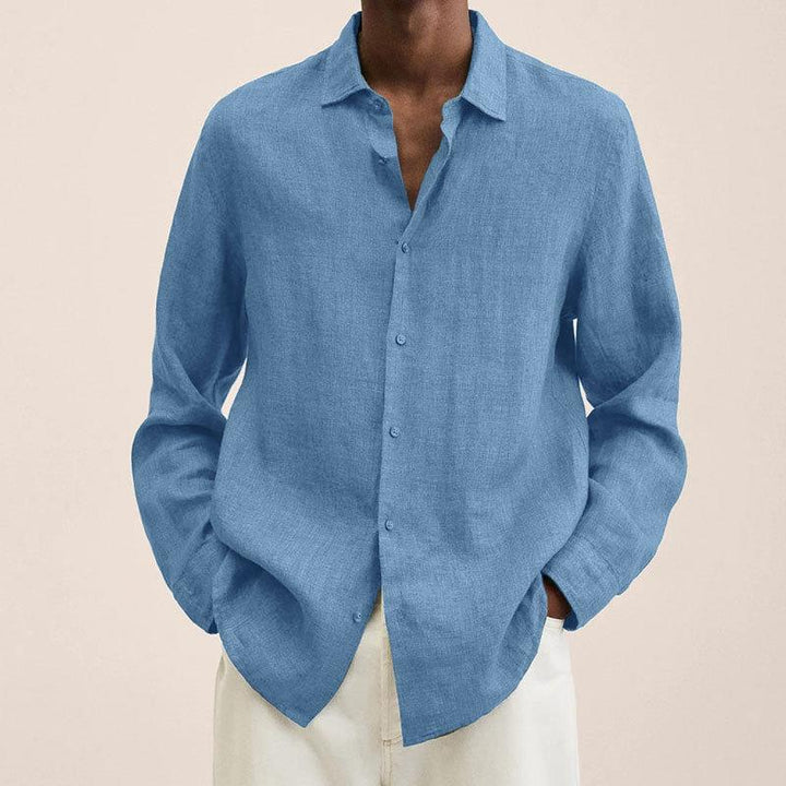 Elegant Men's Linen Shirt