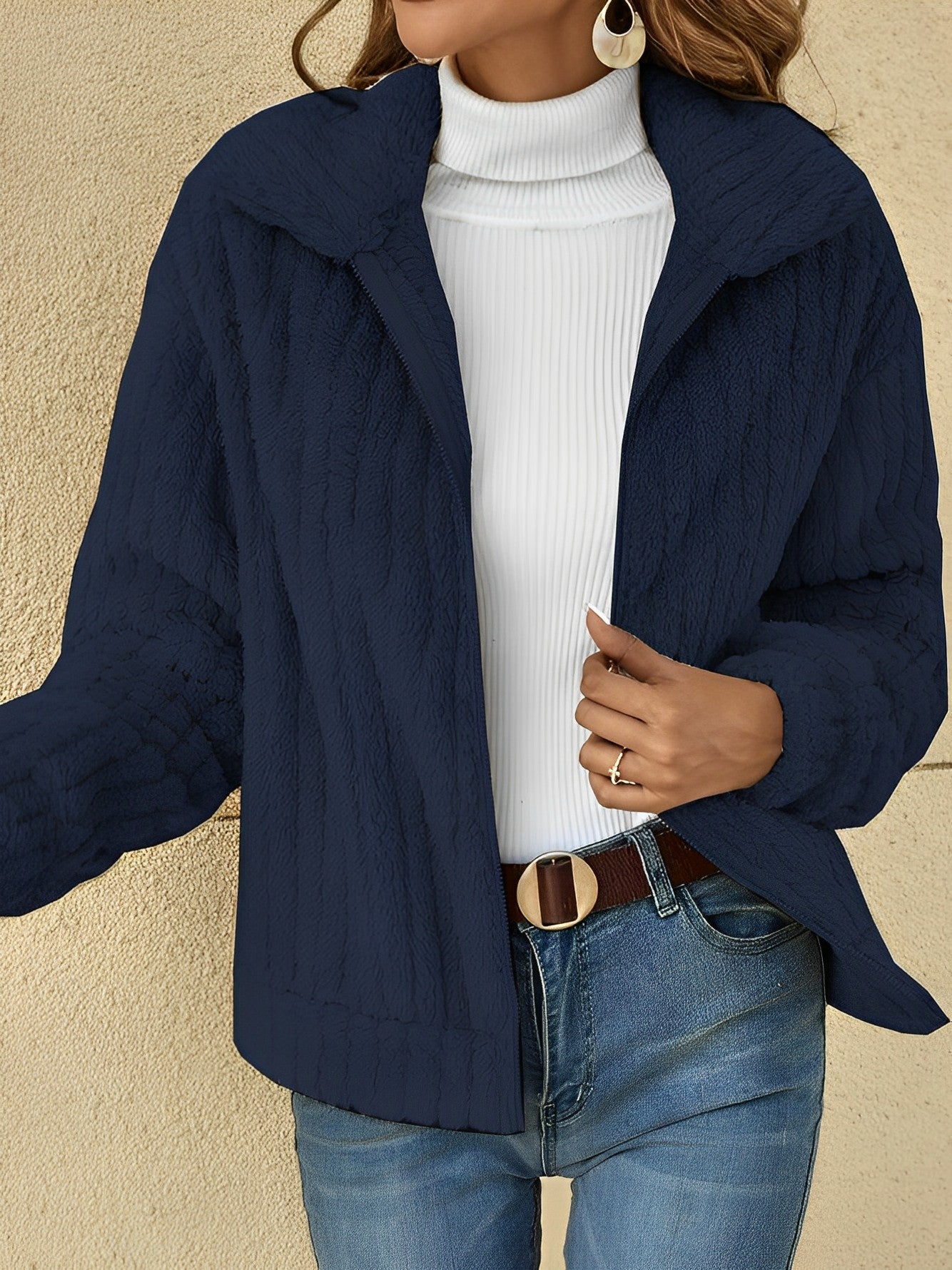 Sophie | Elegant Teddy Jacket for Warm Days