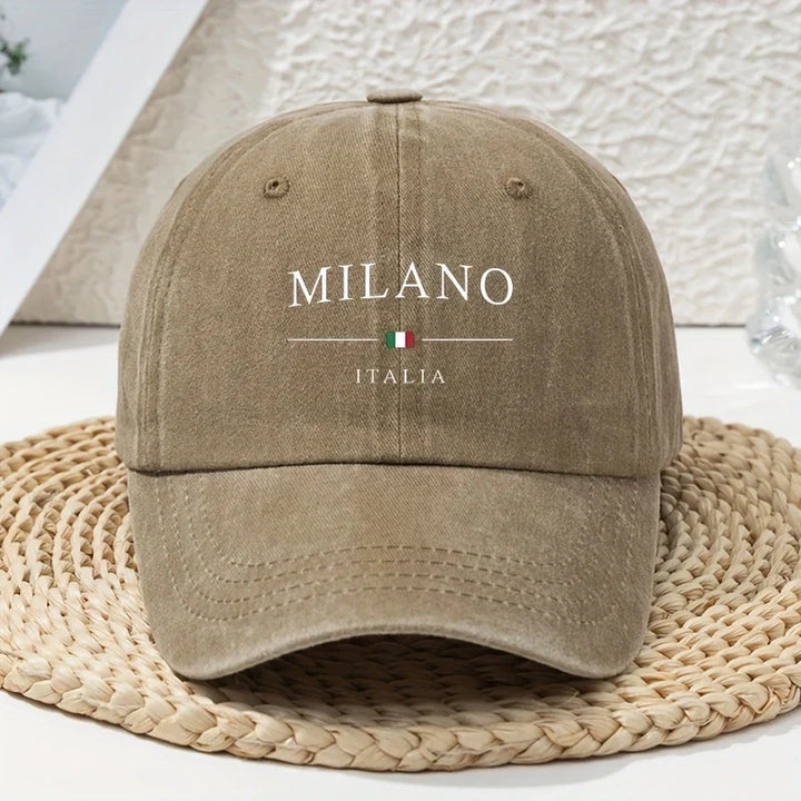 Logan | Italy Flag Milano Vintage Cap
