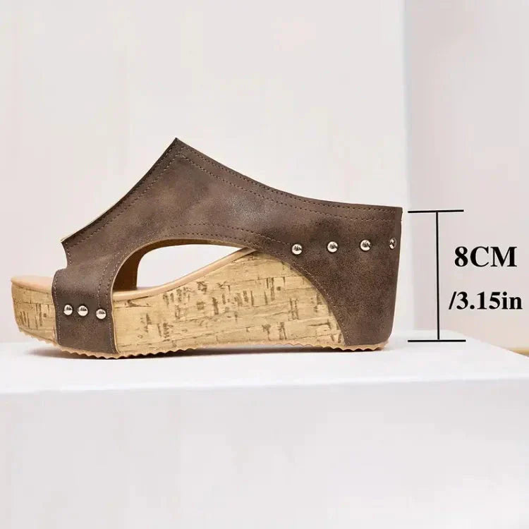 Luna | Chic Supportive Wedge Sandals for Women