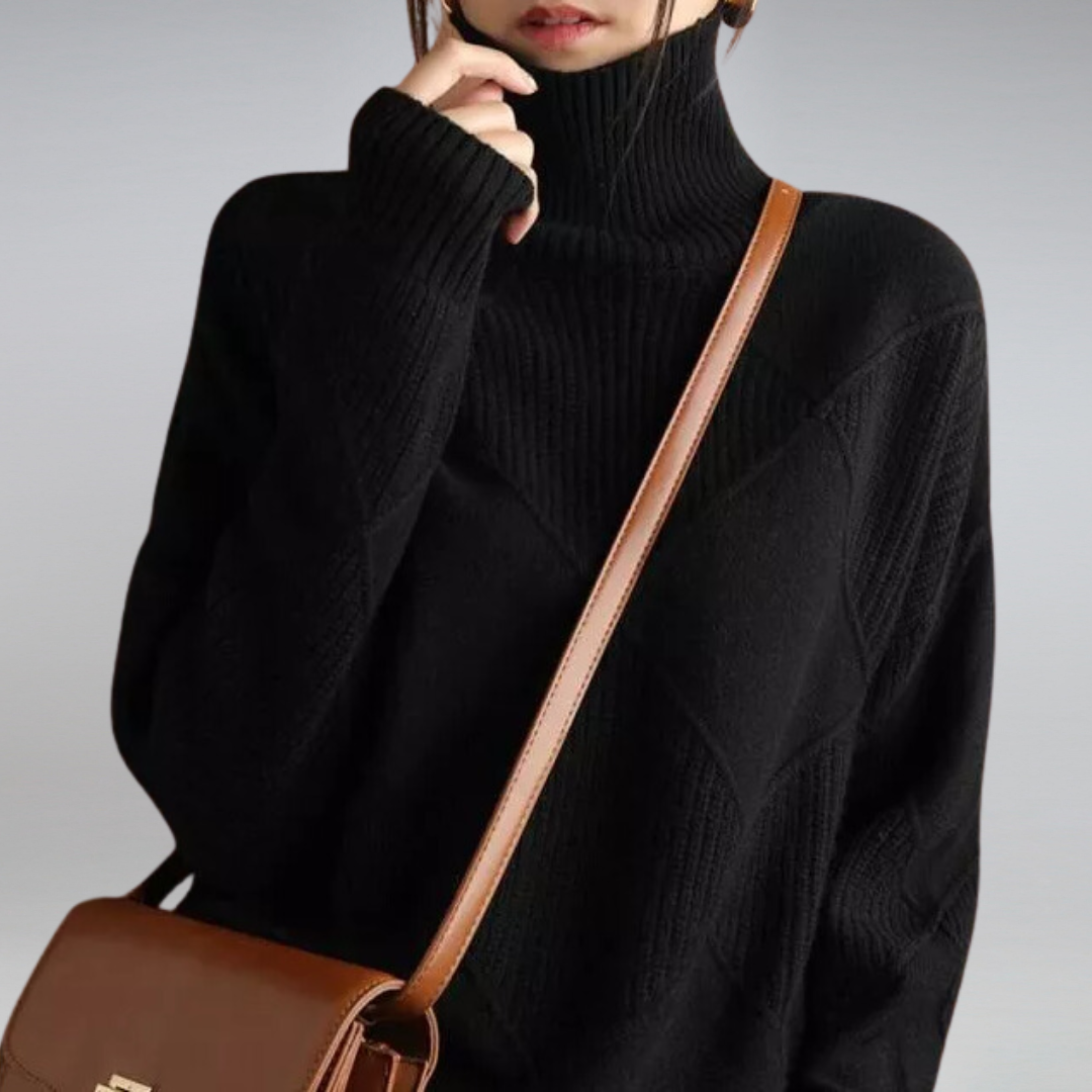 Hope | Winter-Ready Women's Cashmere Turtleneck Sweater