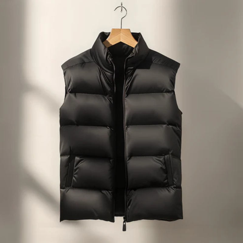 Beau | Men's Gilet with Zipper Closure