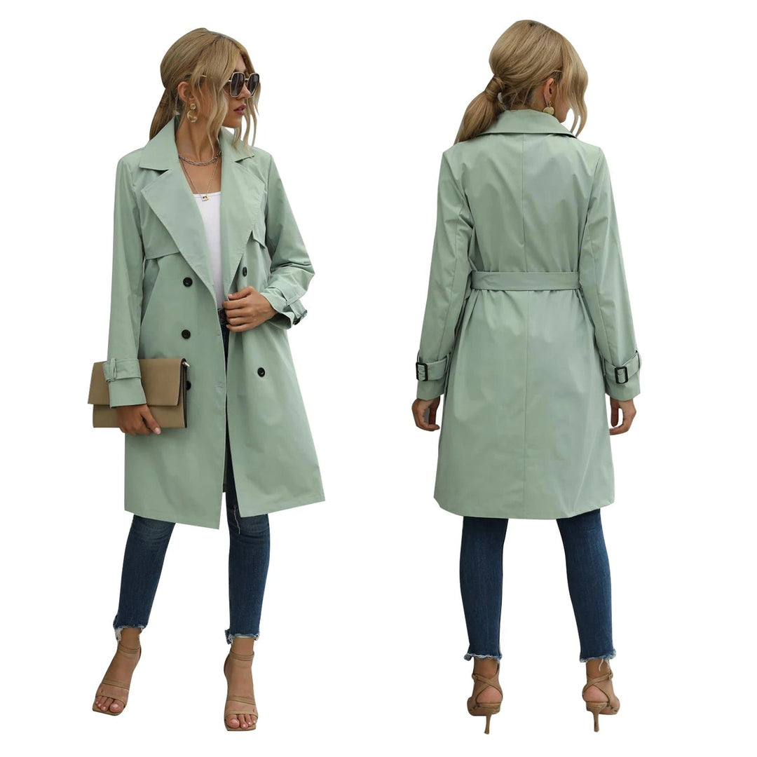 Lucy | Knee-Length Trenchcoat for Women Casual