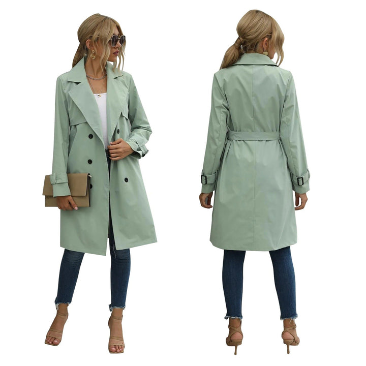 Lucy | Knee-Length Trenchcoat for Women Casual