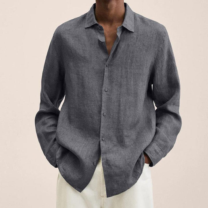 Elegant Men's Linen Shirt