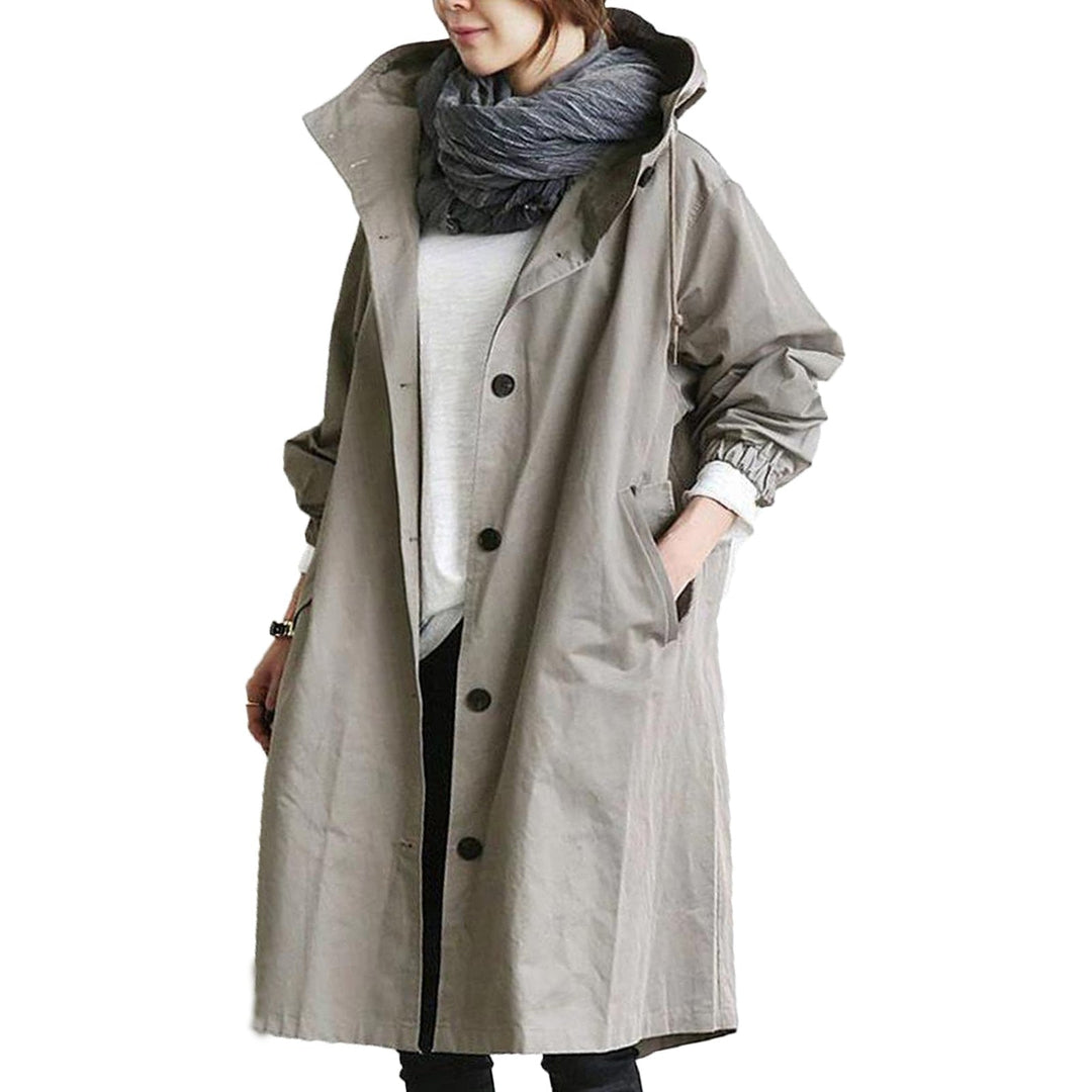 Jane | Women's Long Raincoat with Wind and Waterproof