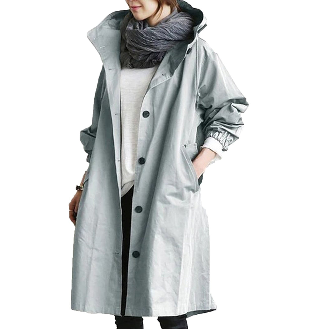 Jane | Women's Long Raincoat with Wind and Waterproof