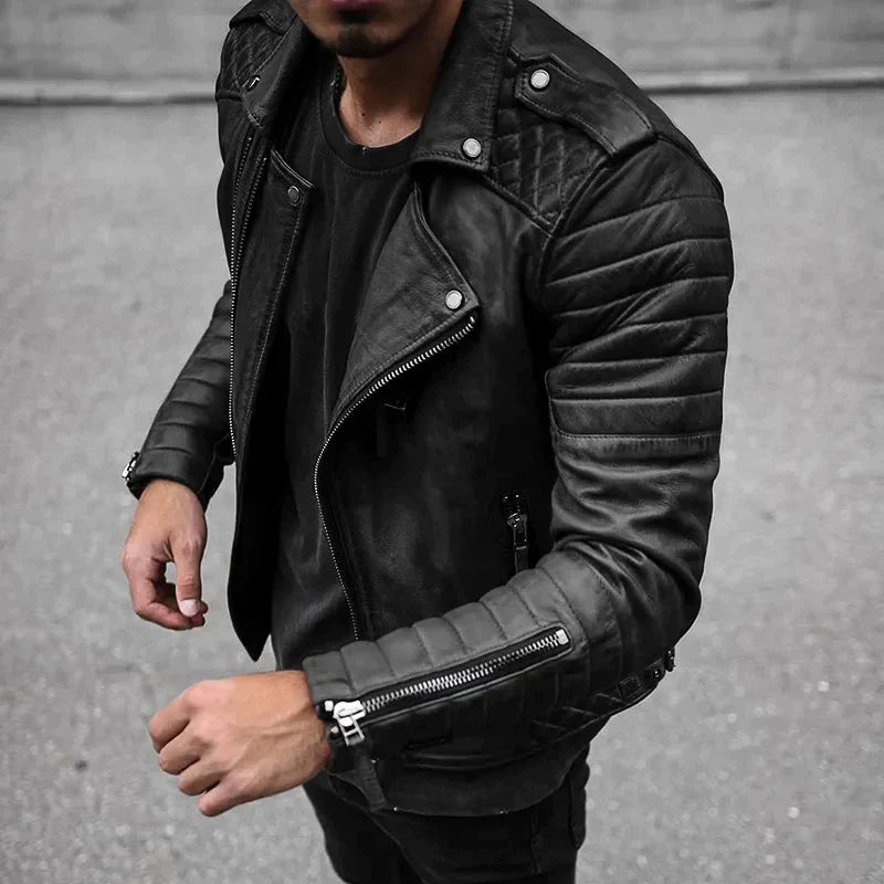 Miles | Men's Leather Jacket | Stylish Design