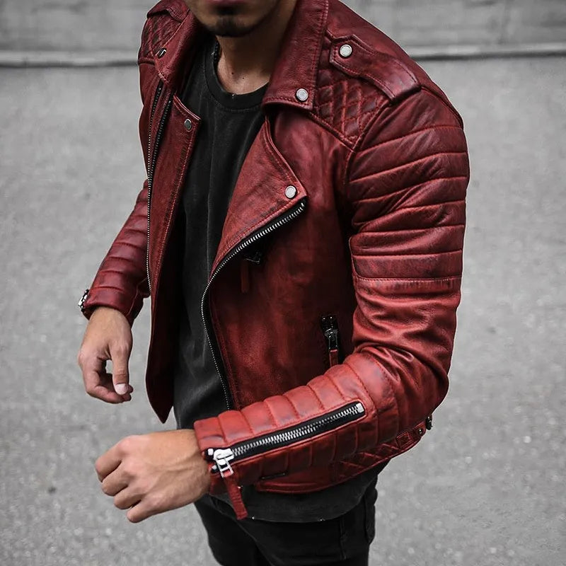 Miles | Men's Leather Jacket | Stylish Design