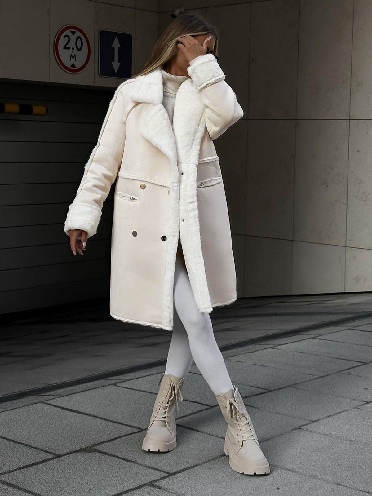 Jane | Cozy Winter Teddy Jacket for Plus Sizes