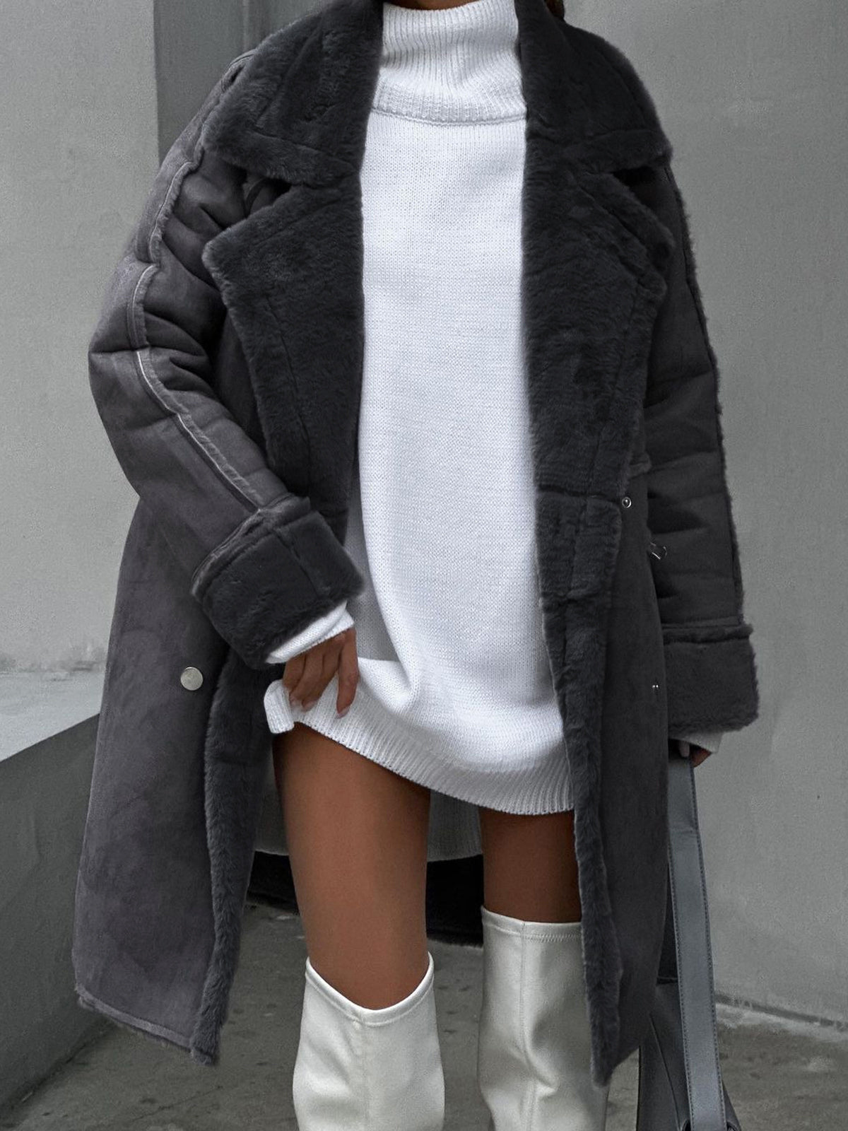 Jane | Cozy Winter Teddy Jacket for Plus Sizes