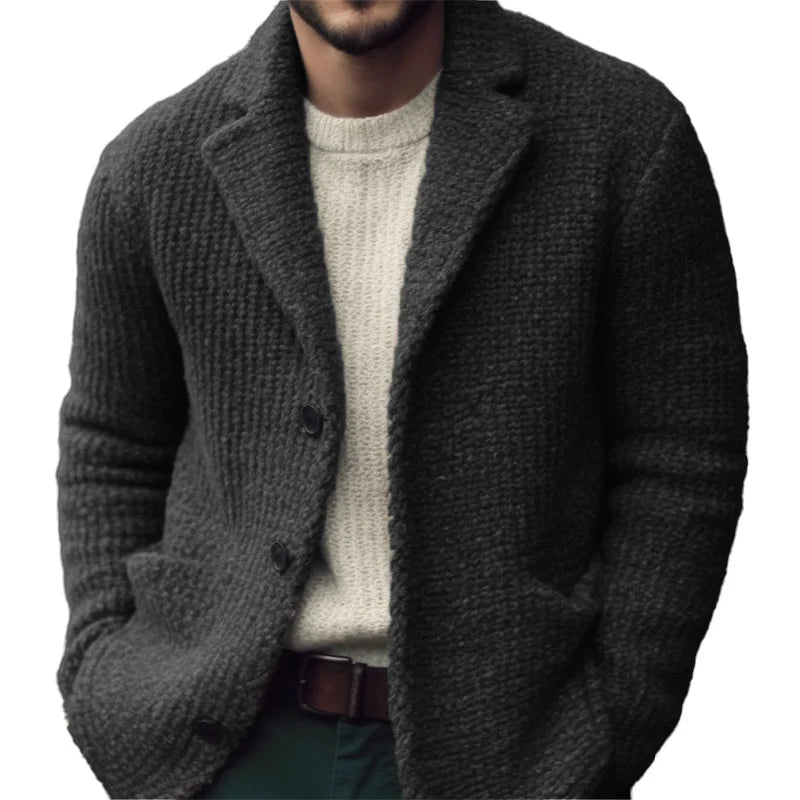 David | Men's Knitted Cardigan Sweater