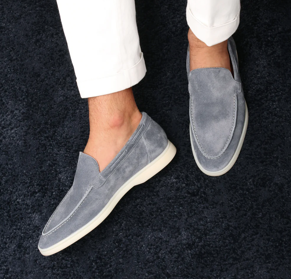 Suede Slip-On Loafers