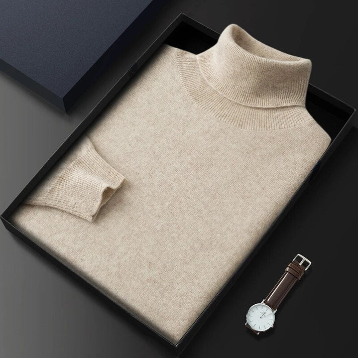 James | Men's Cashmere Turtleneck Sweater | Premium Quality