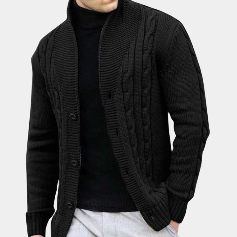 Everett | Trendy Ribbed Cardigan for Men