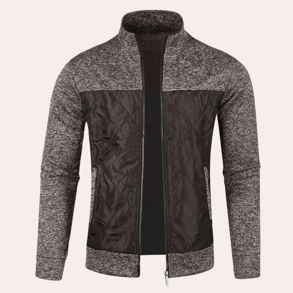 Asher | Modern Zipper Cardigan for Men