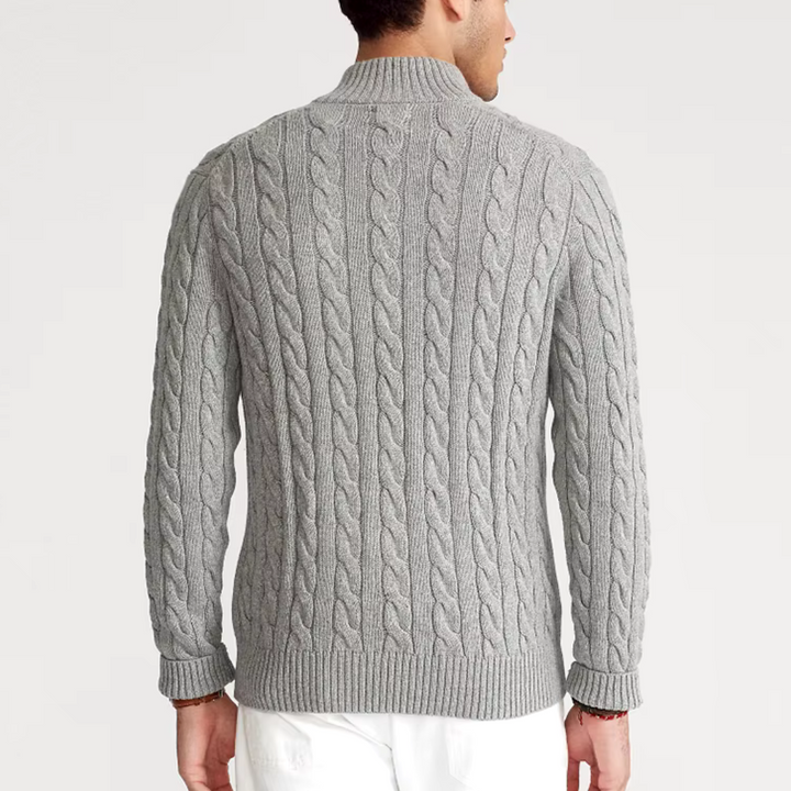 Luke | Old Money Half Zip Sweater for Men