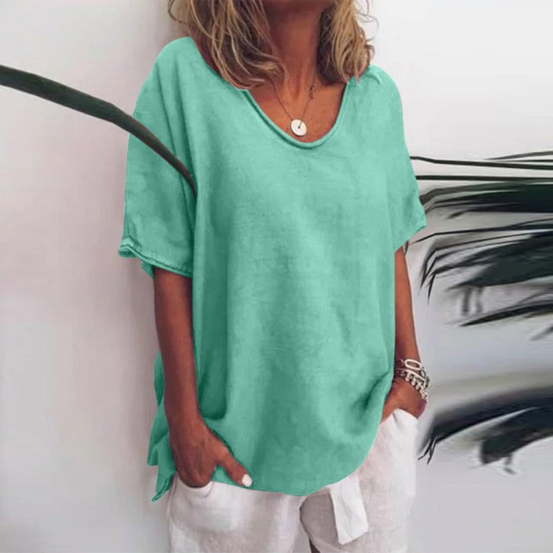 Women's Comfortable Loose Blouse - Casual Fit, Stylish Design, Versatile Wear