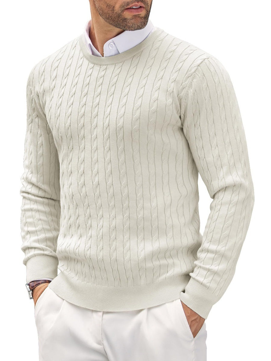Arthur | Men's Slim Fit Fine Knit Crew Neck Sweater