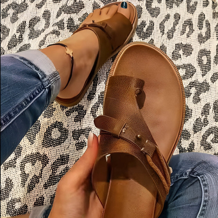 Janine | Chic Adjustable Strap Summer Sandals