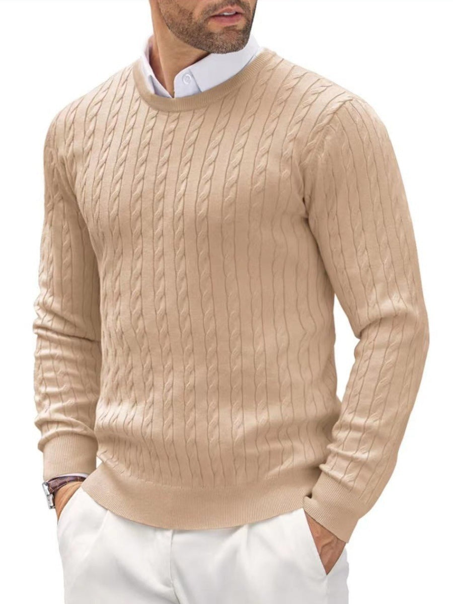 Arthur | Men's Slim Fit Fine Knit Crew Neck Sweater