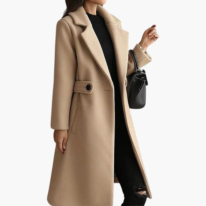 Leah | Elegant Winter Coat with Slim Belt